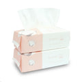Careboree Extra Thick Facial Cotton Tissue Dry Wipes, 100% Cotton 2 Pack