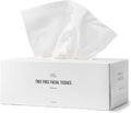 Public Goods Tree-Free Tissues | Bamboo and Sugarcane Facial Tissues | Soft 2-Ply Sheets for Sensitive Skin | Biodegradable, BPA-Free, and Eco-Friendly | 180 Sheets per Box