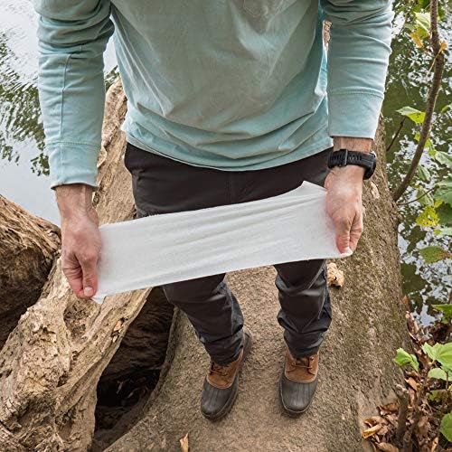 Surviveware Biodegradable Wipes Men or Women - Shower Wet Wipes