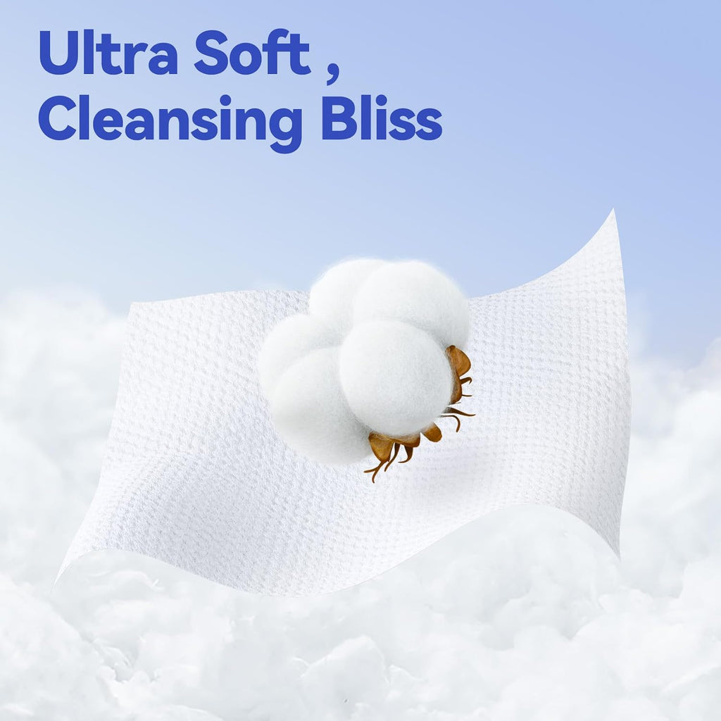 Winner XL Disposable Face Towels, 100% Cotton, 55 Count (Pack of 1)
