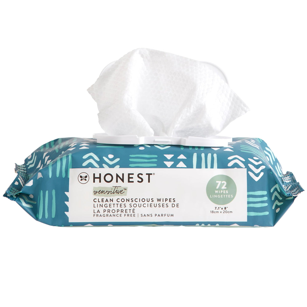 The Honest Company Multi-Use Baby Wipes, Pattern Play, 60 Count