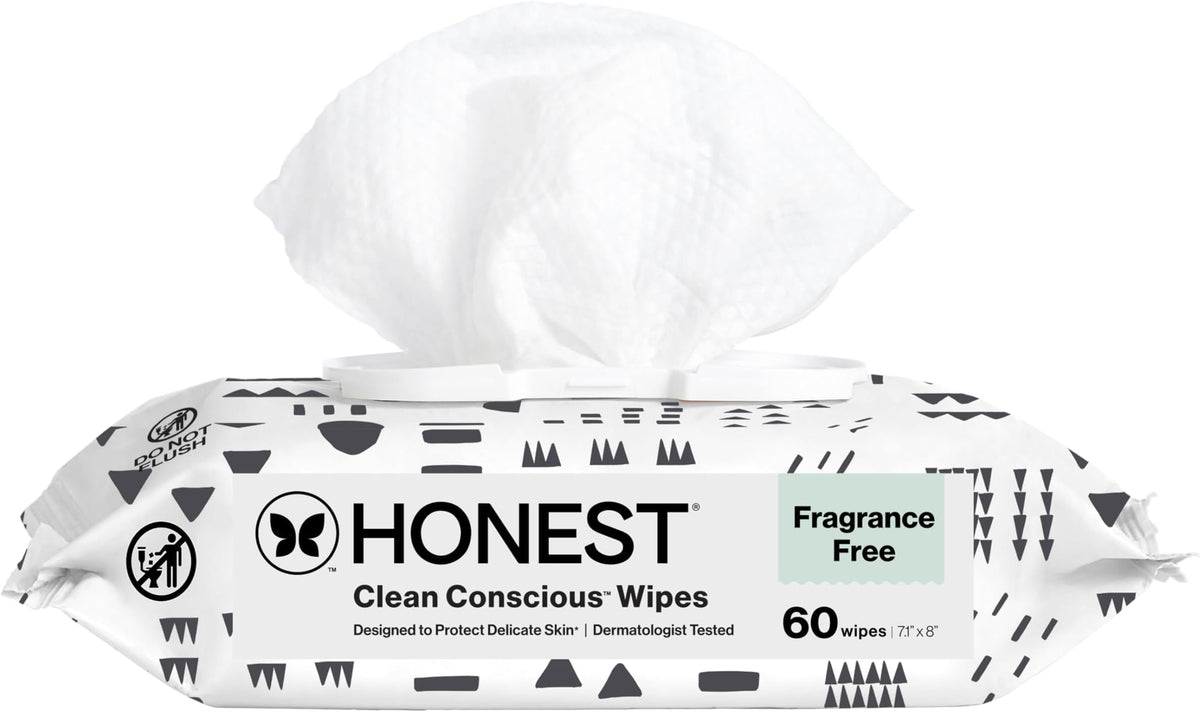 The Honest Company Multi-Use Baby Wipes, Pattern Play, 720 Count