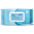 WhyWorry Flushable Wipes for Adults, Sea Incense, 8" x 10", 144 Count
