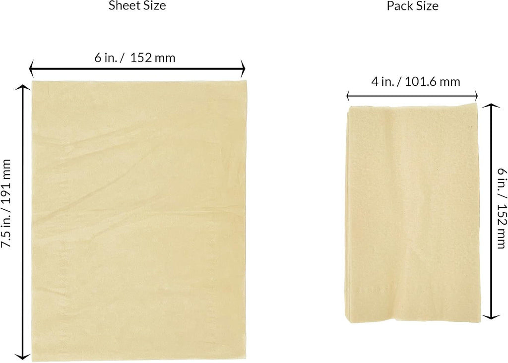 Terre Bamboo Car Tissue Refills | 8 Pack (320 Sheets) | 3-Ply Unbleached Facial Tissues | PFAS-Free & FSC-Certified | Sustainable Refill for Car Visor Holders & Cylinder Tubes