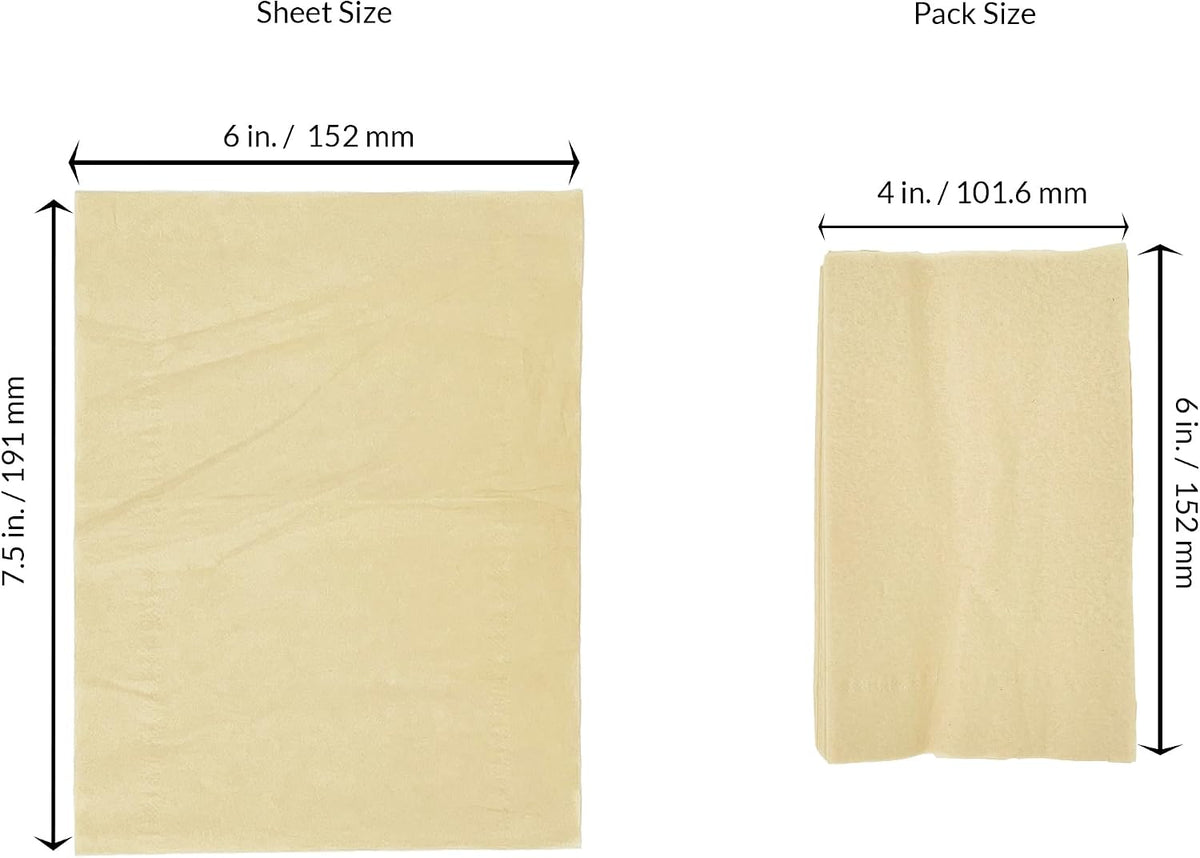 Terre Bamboo Car Tissue Refills | 8 Pack (320 Sheets) | 3-Ply Unbleached Facial Tissues | PFAS-Free & FSC-Certified | Sustainable Refill for Car Visor Holders & Cylinder Tubes
