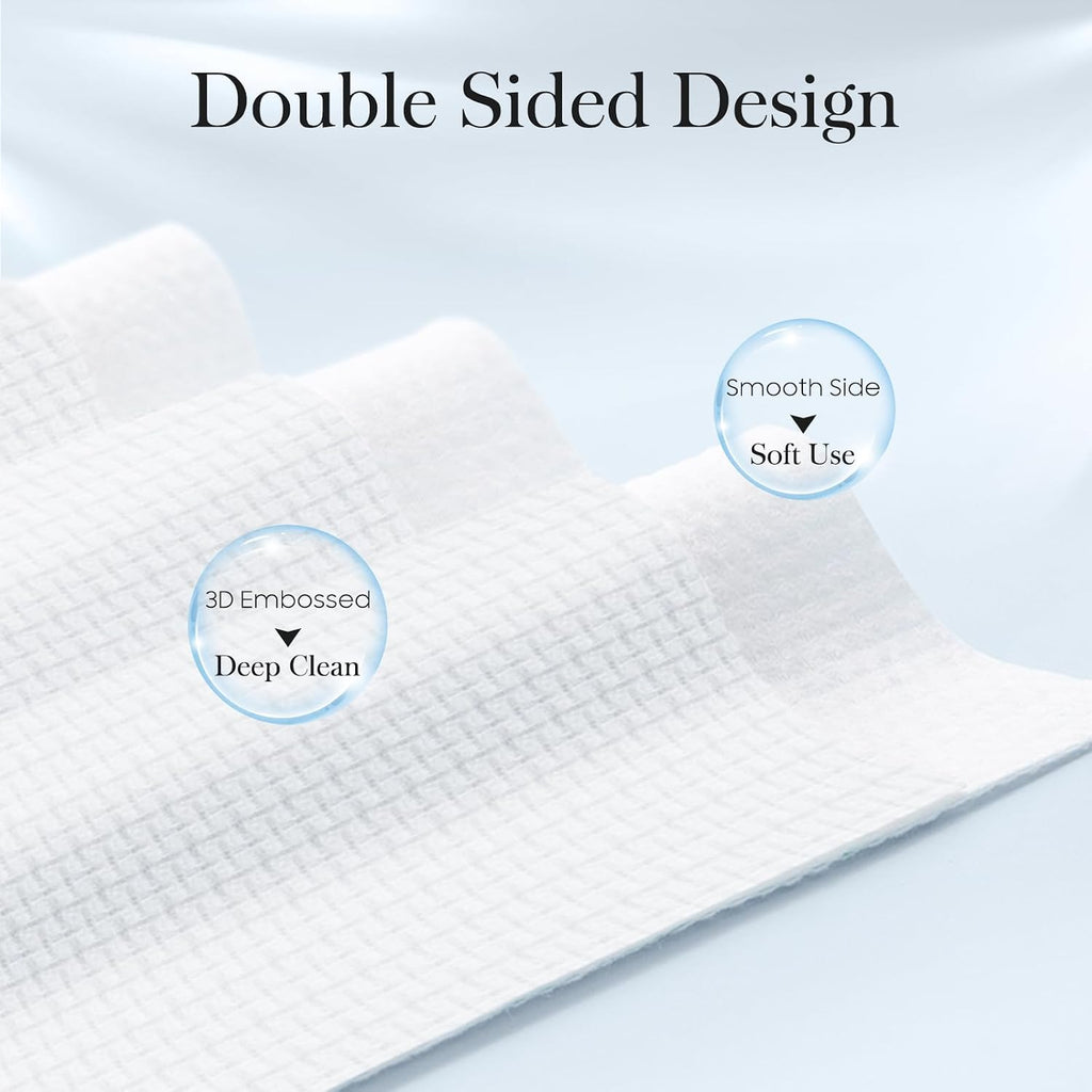 Fygrip 2 Pack of 50 count XL Disposable Face Towels 10” x 12”