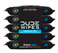 DUDE Wipes - Flushable Wipes - 8 Pack, 336 Count - Unscented Extra-Large Adult - Vitamin-E & Aloe - Septic and Sewer Safe