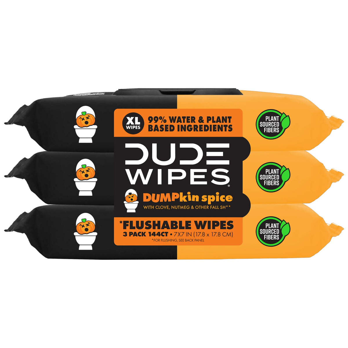 DUDE Wipes Poopsicle Adult Flushable Wet Wipes, Ice Pop Scented, 144 Count