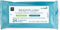 Medline ReadyFlush Flushable Wipes (24 Wipes), Unscented, Biodegradable Flushable Incontinence Wet Wipes for Adults with Aloe, Hypoallergenic and pH-Balanced Personal Cleansing Cloths