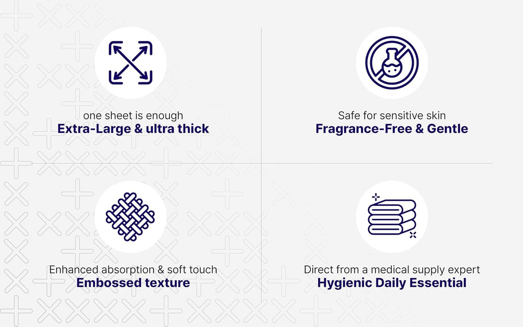 Disposable Facial Towels for Face Drying, Ultra Soft Single Use Face Towels for Sensitive Skin, Absorbent Facial Cleansing Towels for Home, Travel & Gym, Lightweight Dry Face Tissue, 50 Count, SOOSUNG