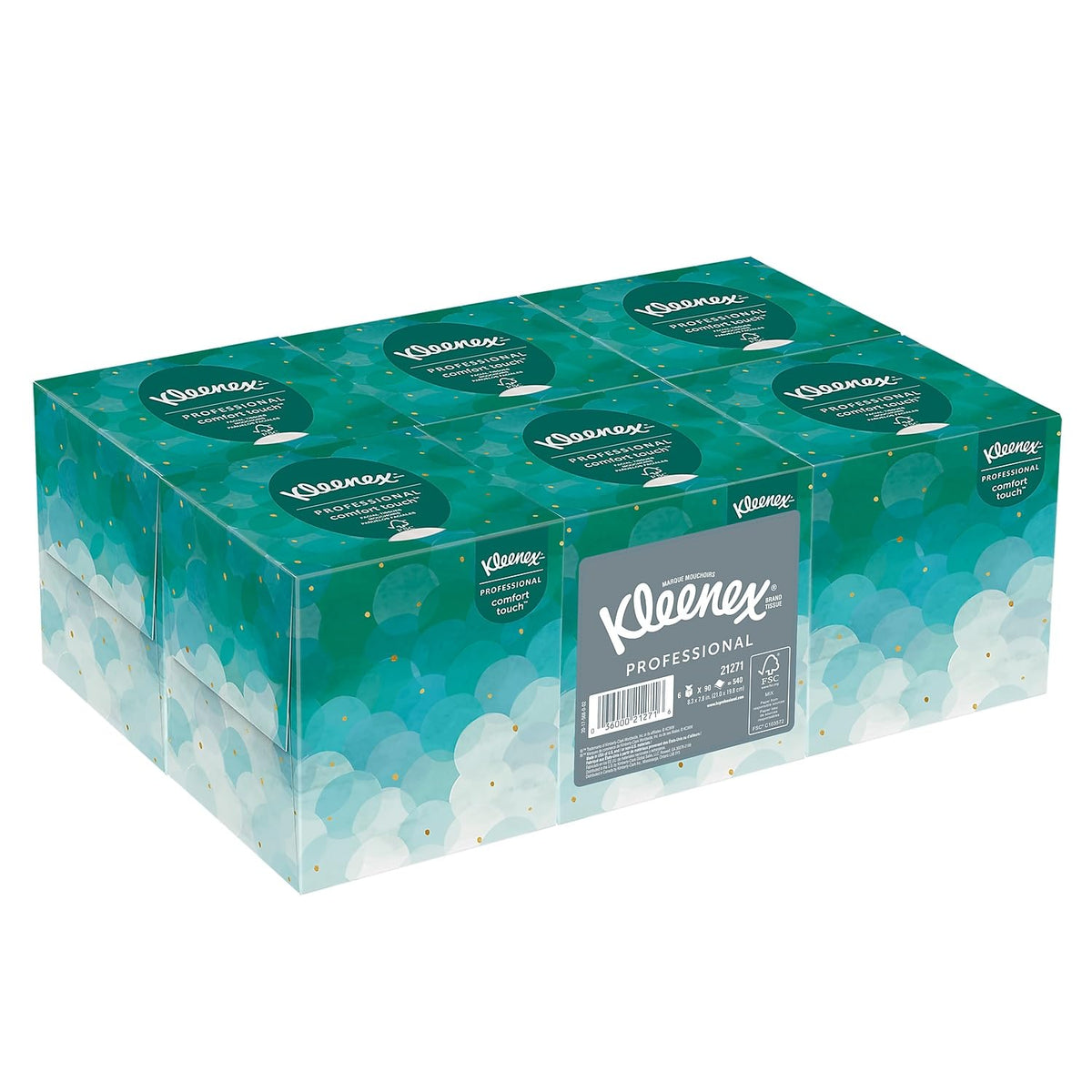 Kleenex Professional Facial Tissue, Bulk, 36 Boxes x 90 Tissues (21270)
