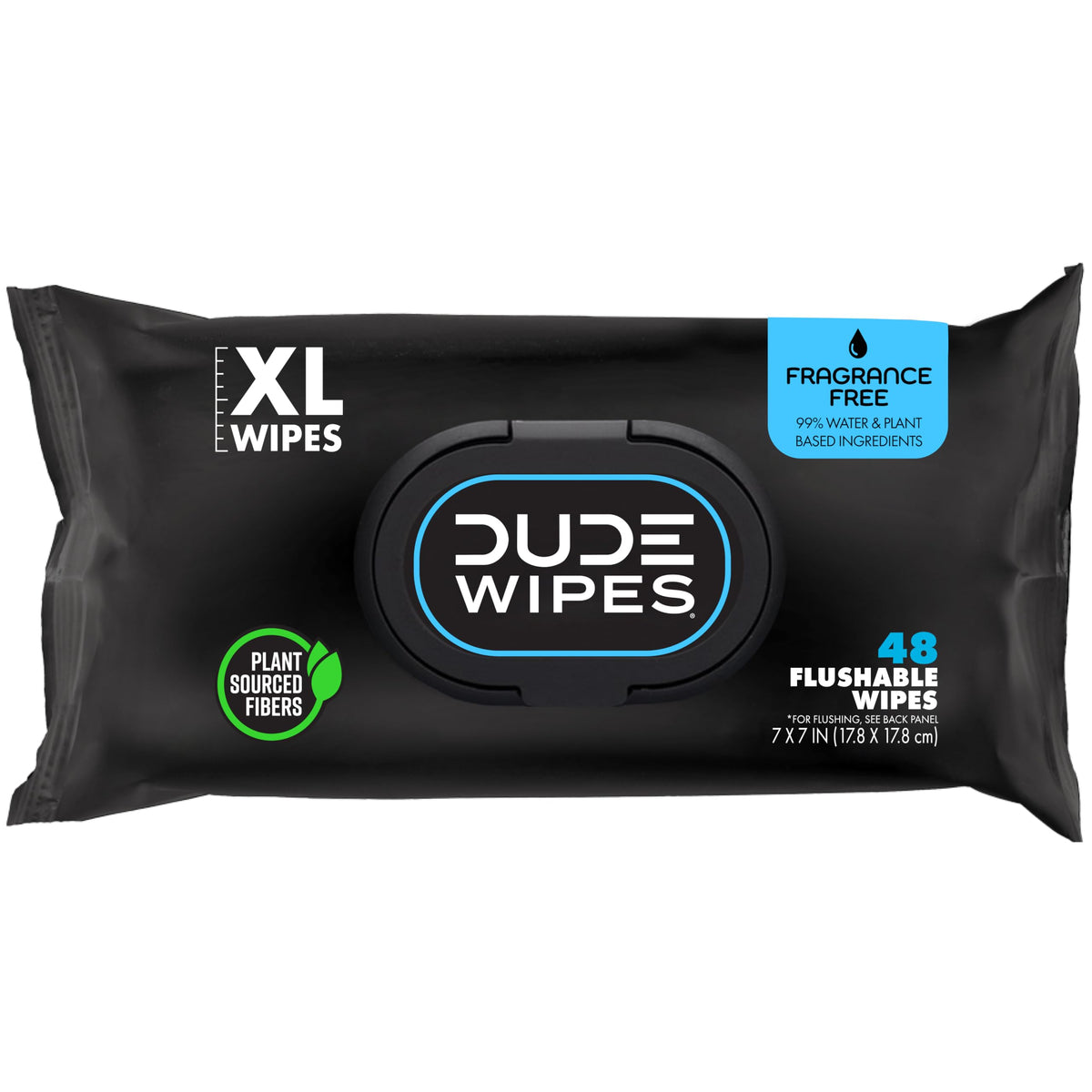 DUDE Wipes Shea BUTTer Adult Flushable Wet Wipes, Moisturizing, 144 Count