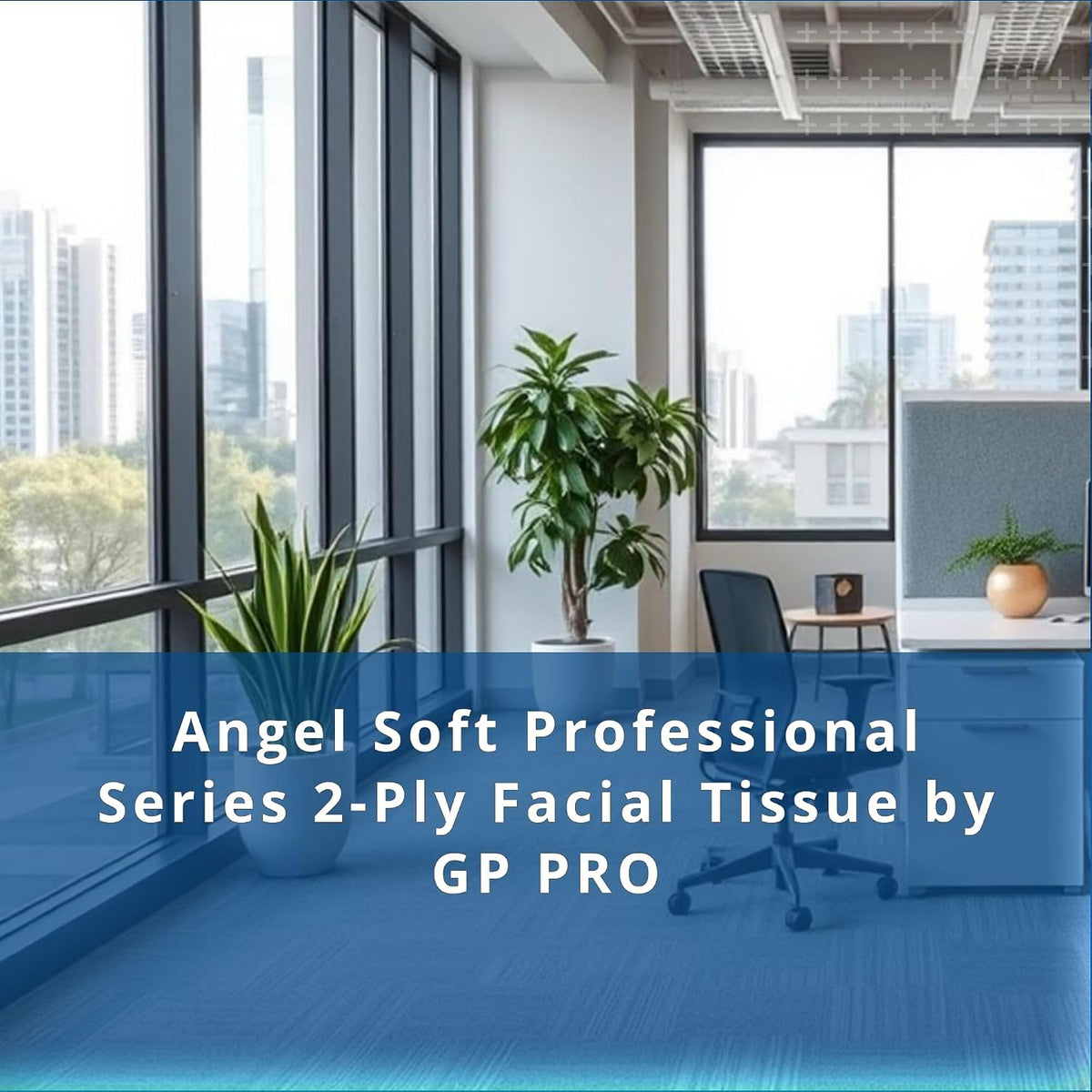 Georgia Pacific Angel Soft Professional Series 2-Ply Facial Tissue by GP PRO, Cube Box, 96 Sheets Per Box, 36 Boxes Per Case, 46580