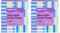 Amazon Basics Facial Tissues, 3-Ply, Ultra-Soft | Premium | 264 Count | 8 Packs (Previously Presto!)