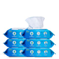 Flushable Wet Wipes, 6 Pack - 60 Wipes Per Pack (360 Count), XL Adult Cleansing Cloth for Men & Women, Hypoallergenic 100% Plant Based Disposable, Septic & Sewer Safe, Fragrance Free