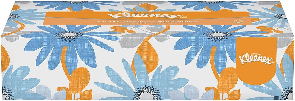 Kleenex Facial Tissue - 160 2-ply Box, 4 Pack (Designs & Colors Will Vary)