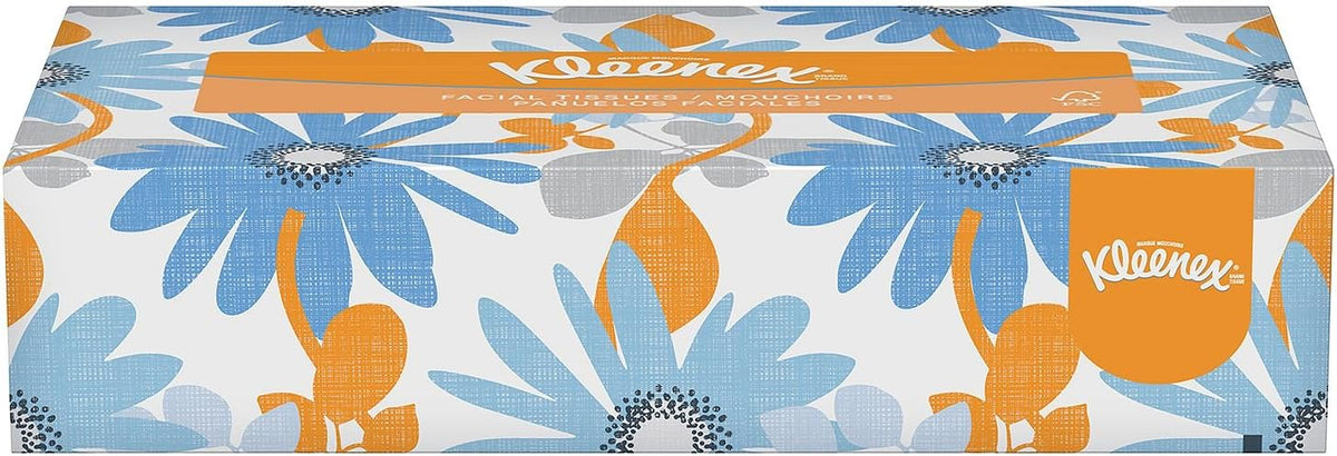 Kleenex Facial Tissue - 160 2-ply Box, 4 Pack (Designs & Colors Will Vary)