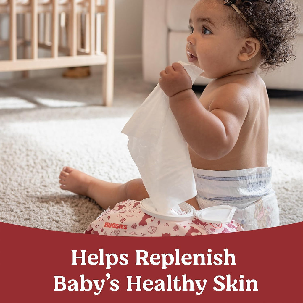 Huggies Nourish Scented Baby Wipes, 10 Packs, 560 Wipes