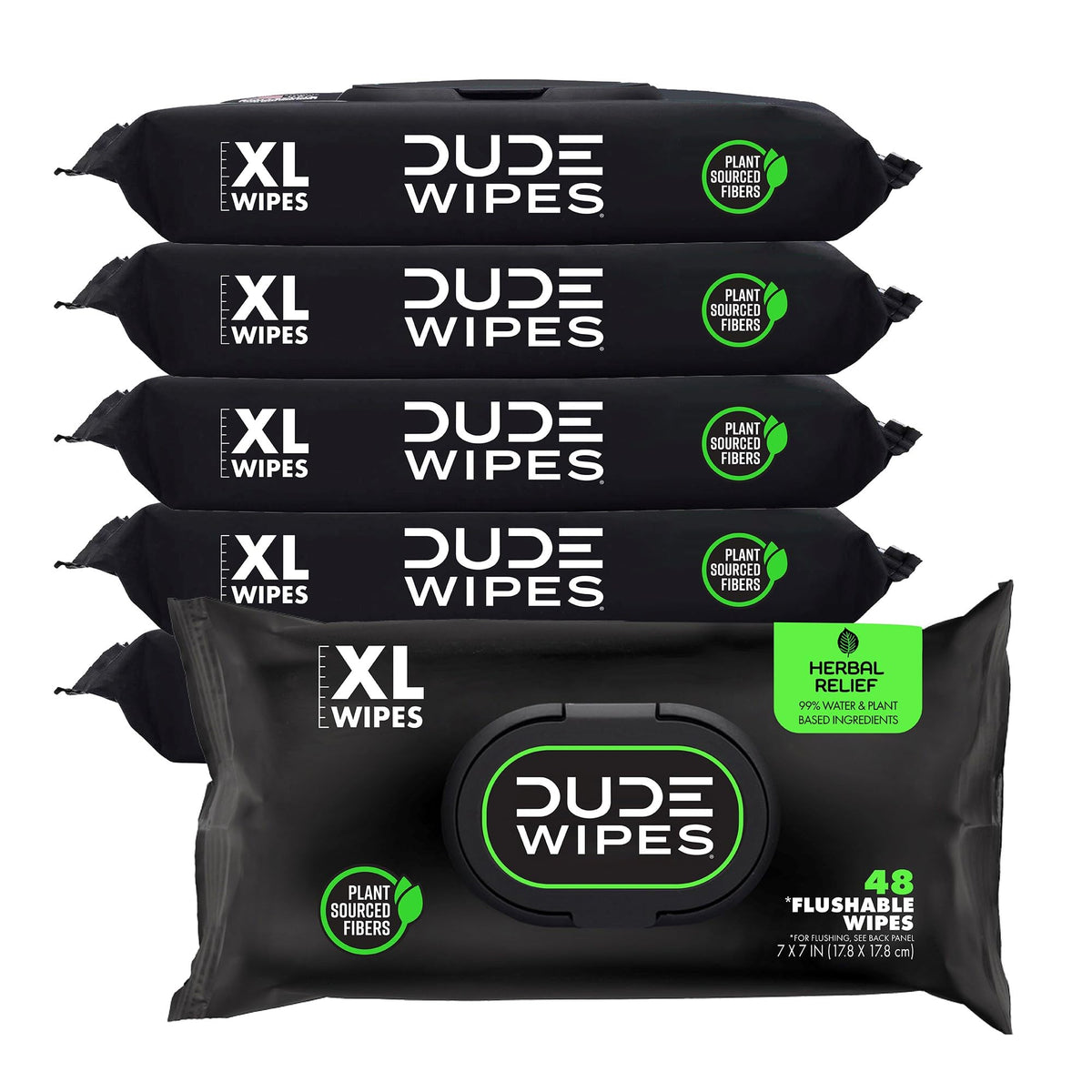 DUDE Wipes Shea BUTTer Adult Flushable Wet Wipes, Moisturizing, 144 Count
