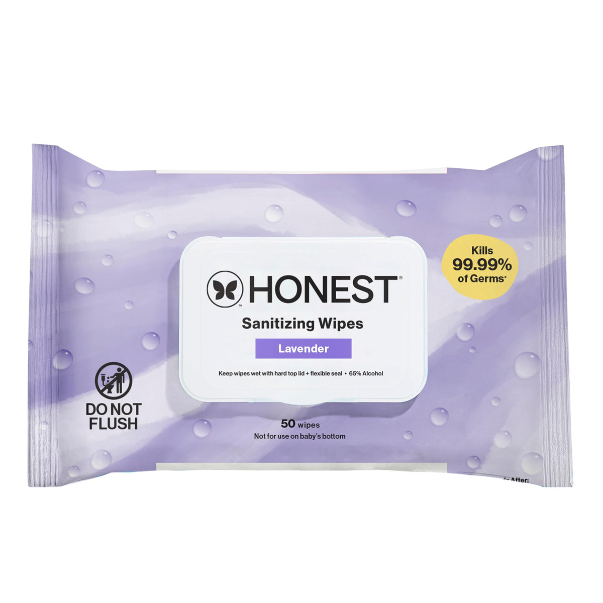 The Honest Company Sanitizing Wipes, Fragrance-Free, Antibacterial, 150ct