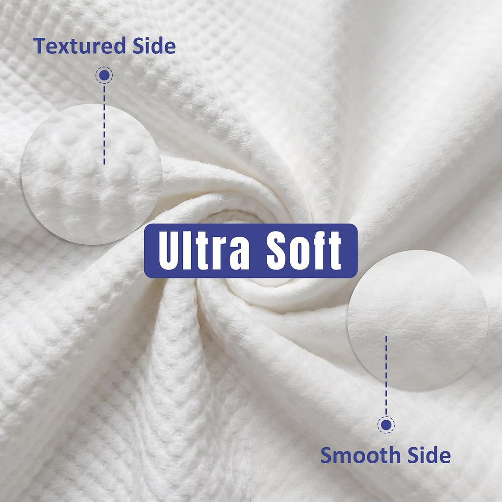 Ourmed Life Clean Face Towels Disposable, Ultra Soft & Absorbent, 240 Ct