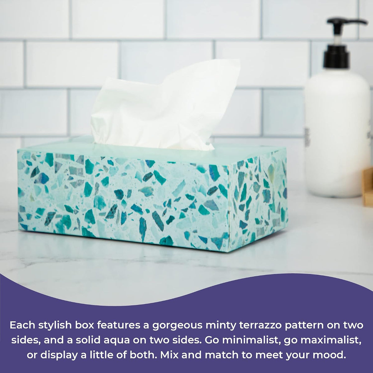 Bim Bam Boo | 3-Ply 115 Sheet/Package Facial Tissue 6 Pack