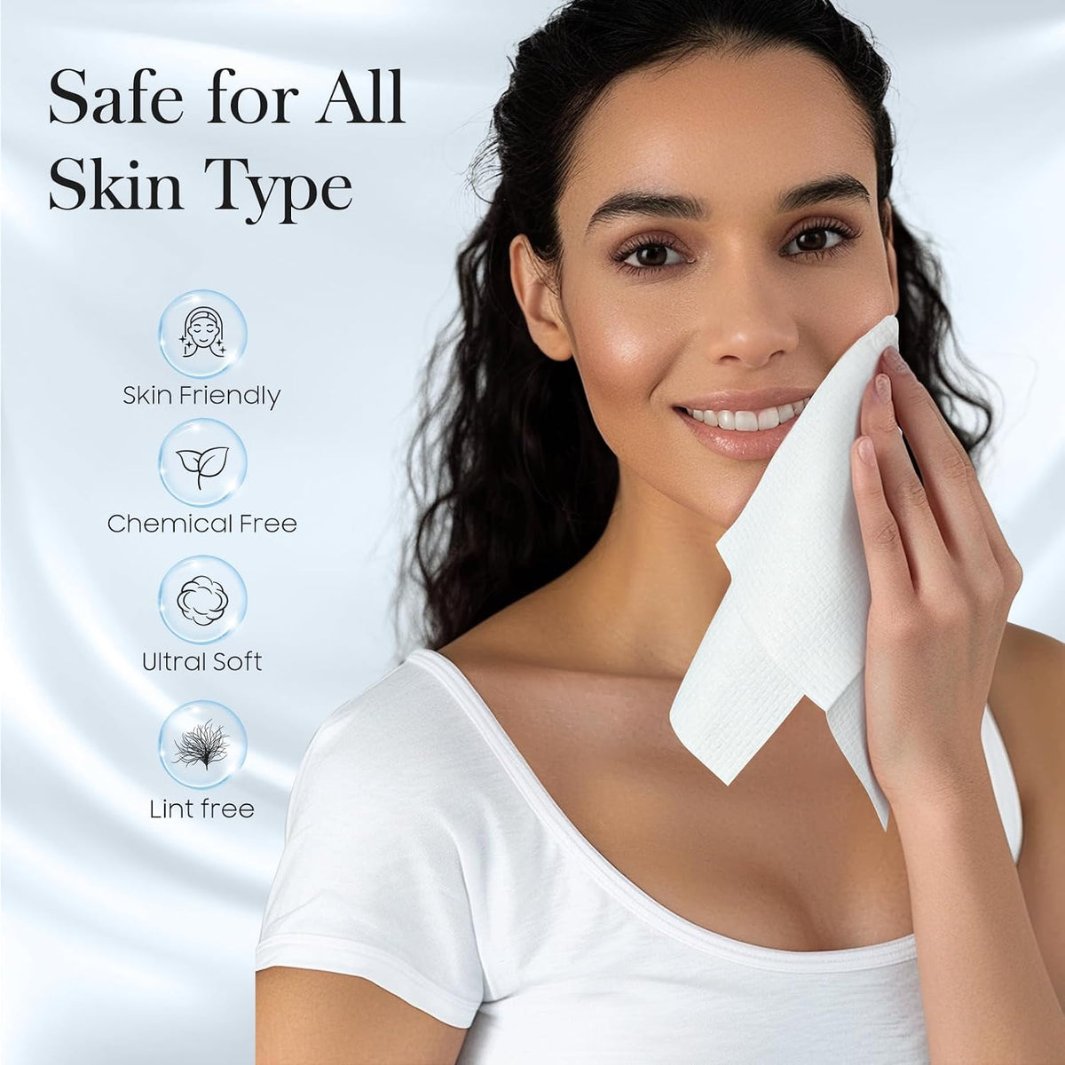 Fygrip 2 Pack of 50 count XL Disposable Face Towels 10” x 12”