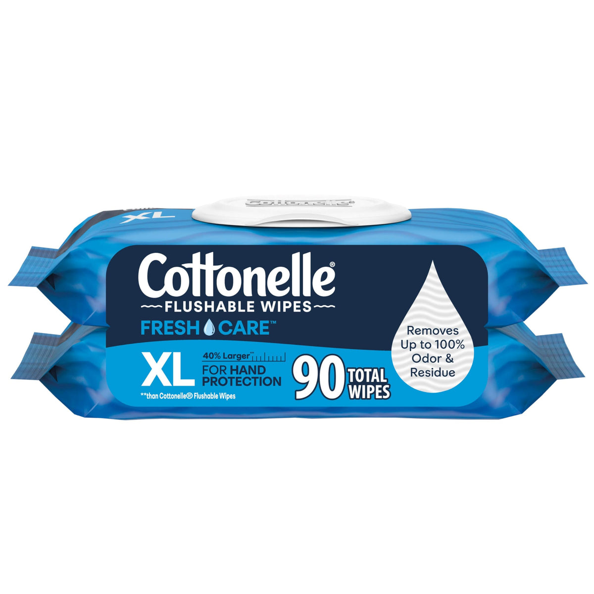 Cottonelle GentlePlus Flushable Wipes, 4 Packs, 42 Wipes per Pack
