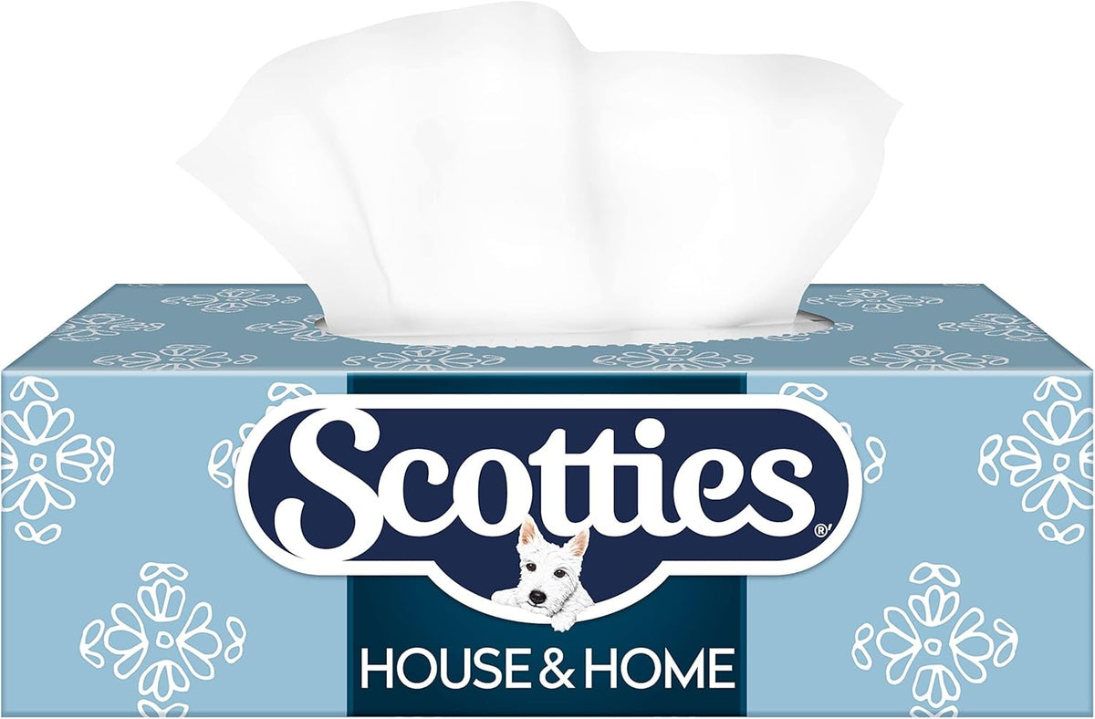 Scotties Facial Tissue, 2-ply, 126 sheets per box - 6 Pack (Canadian)