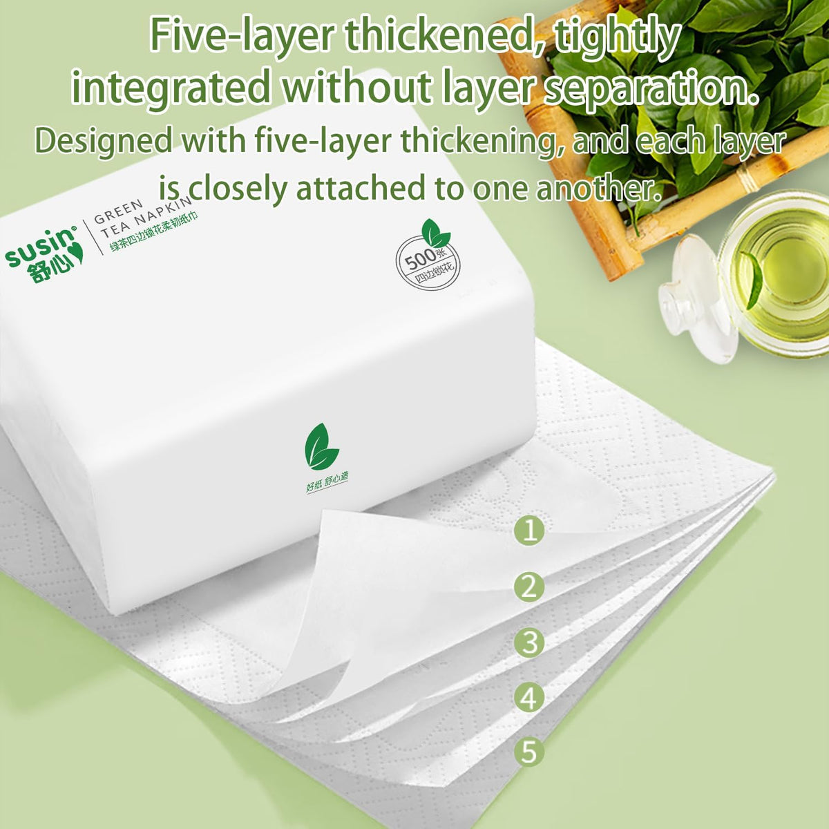 Small Facial Tissues 9000 Sheets of 18 Packs [Not in Box] 5-Ply 1800 Draws Extra Thick & Ultra Soft Travel Paper Tissues, Unscented Bulk Supply Soft Pack Household Tissues for Home, Office and School