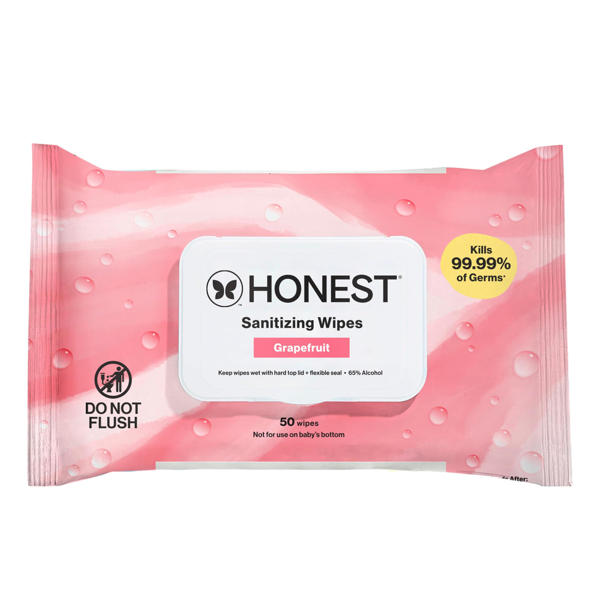 The Honest Company Sanitizing Wipes, Fragrance-Free, Antibacterial, 150ct