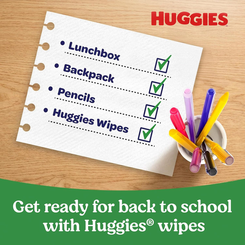 Huggies Natural Care Sensitive Baby Wipes, Unscented, 1 Pack, 56 Wipes