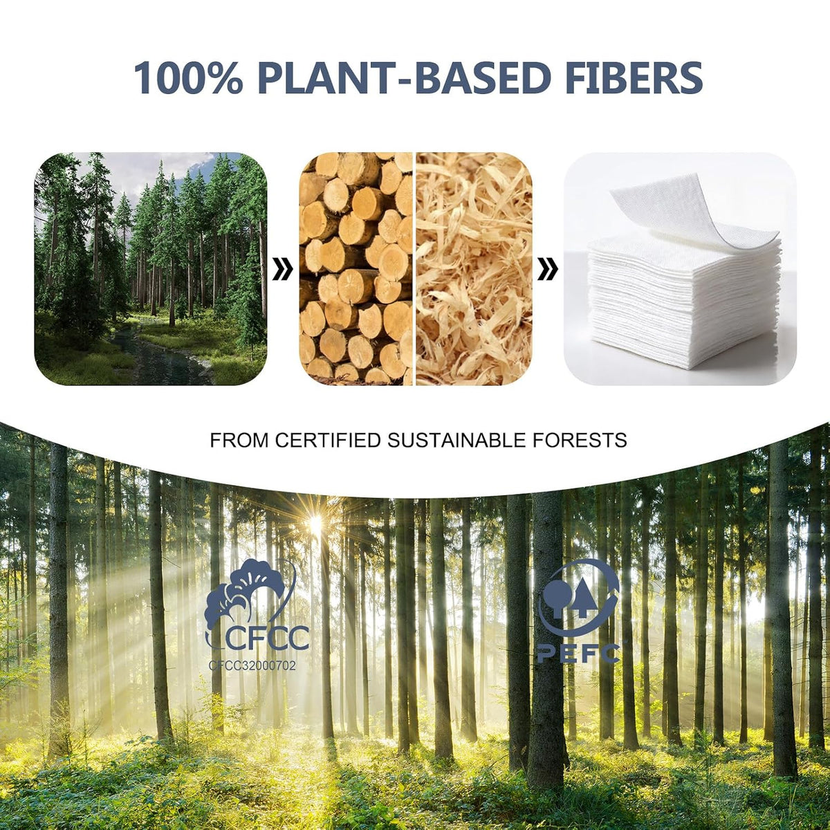 Premium Disposable Face Towels, 10"x12" XL, 90gsm Ultra-Thick 100% USDA Biobased Facial Towel, Gentle for All Skin Types, Magnetic Closure Box with Visibility Window (1 pack of 50ct)
