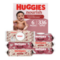 Huggies Nourish Scented Baby Wipes, 10 Packs, 560 Wipes