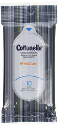 Cottonelle Fresh Care On-The-Go Flushable Wipes, 24 Packs, 14 Wipes per Pack