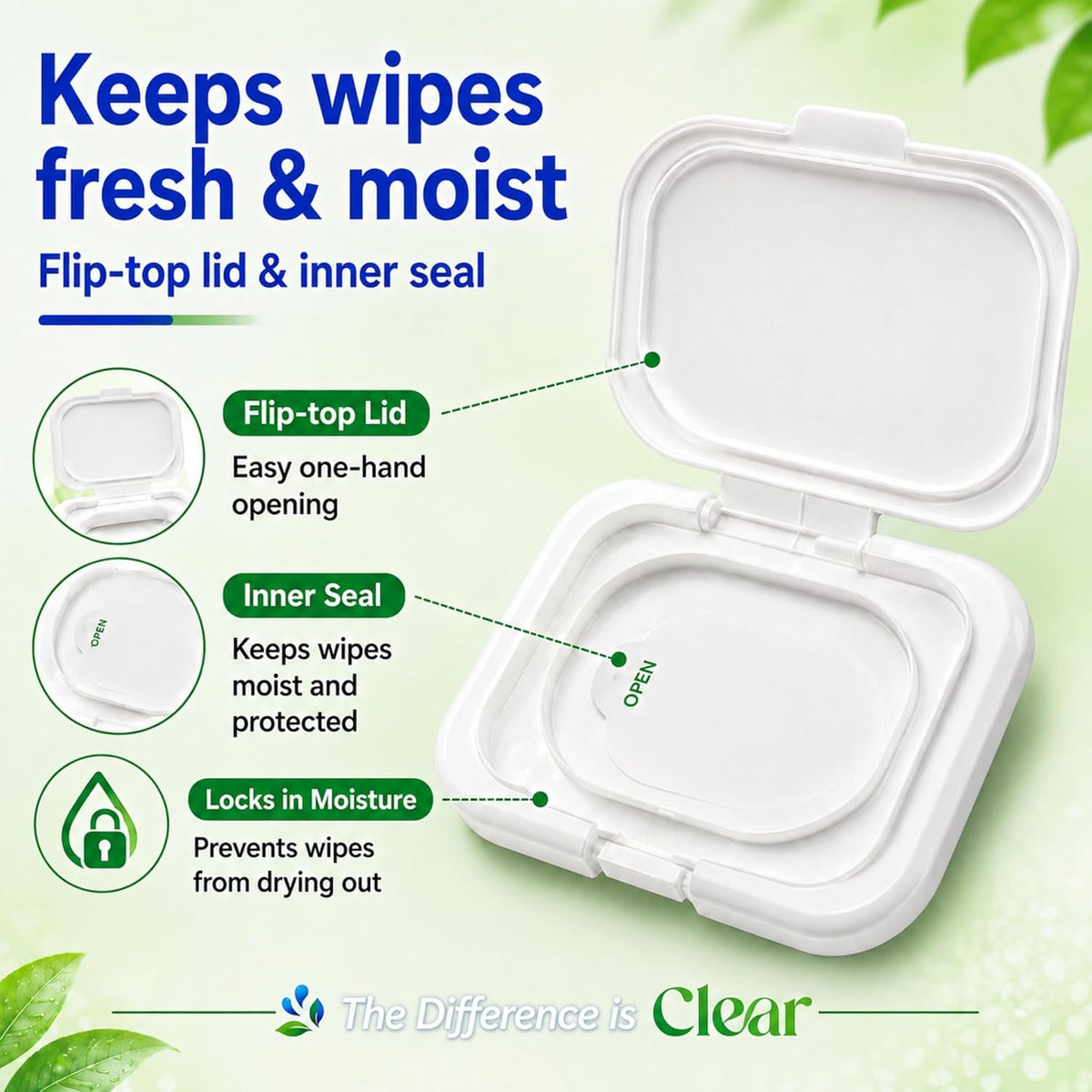 All Clear Care Flushable Wipes, Aloe, Cucumber and Chamomile, Sewer & Septic Safe, Extra Large Adult Wet Wipes, Cucumber Scent, 150 count (3 pack)