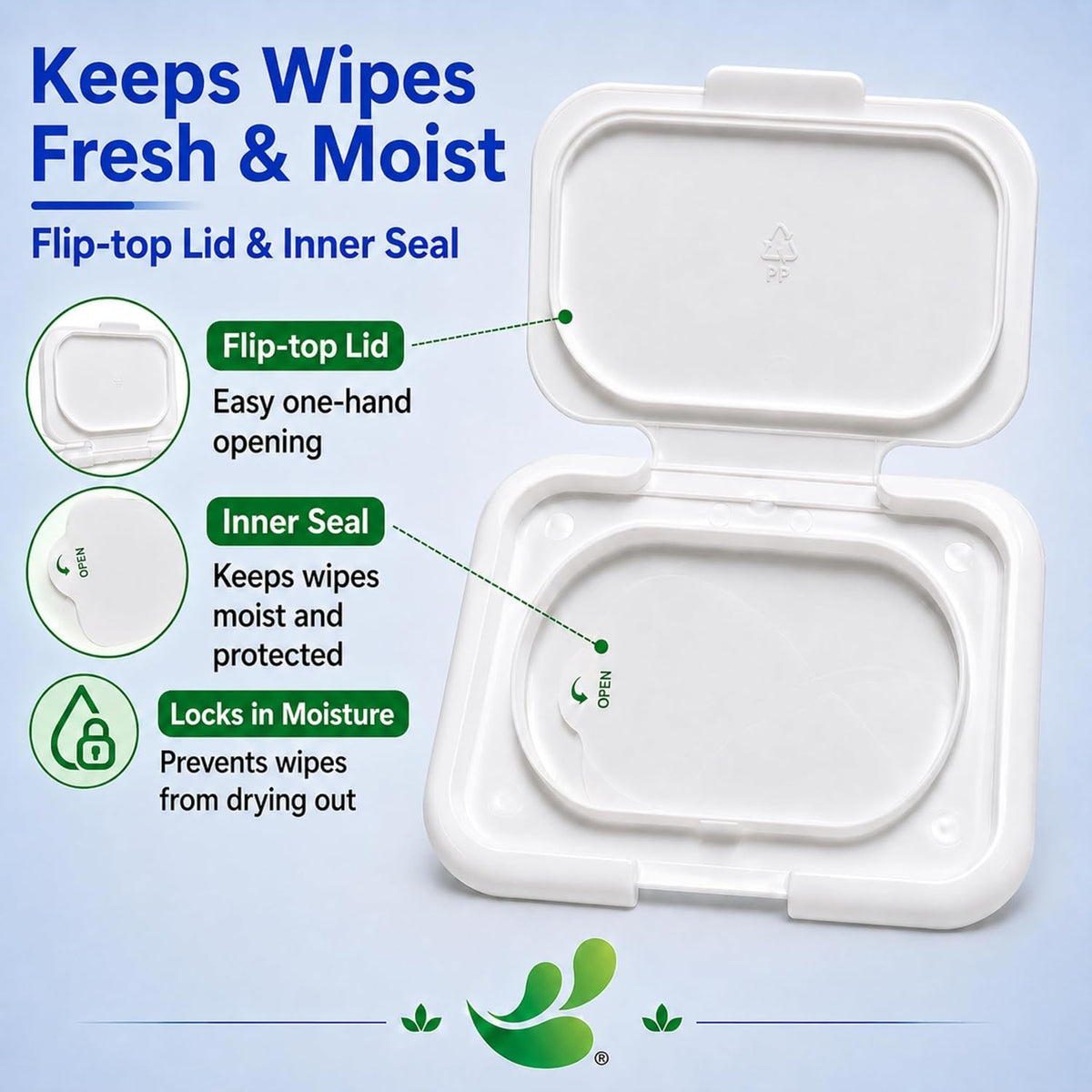 All Clear Care Baby Wipes, Unscented for Sensitive Skin, Large Soft Durable & 99% Water Based, Gentle & Hypoallergenic for Babies & Adults, Vitamin E and Aloe, Flip Top Lid, 3 Pack (240 Wipes)