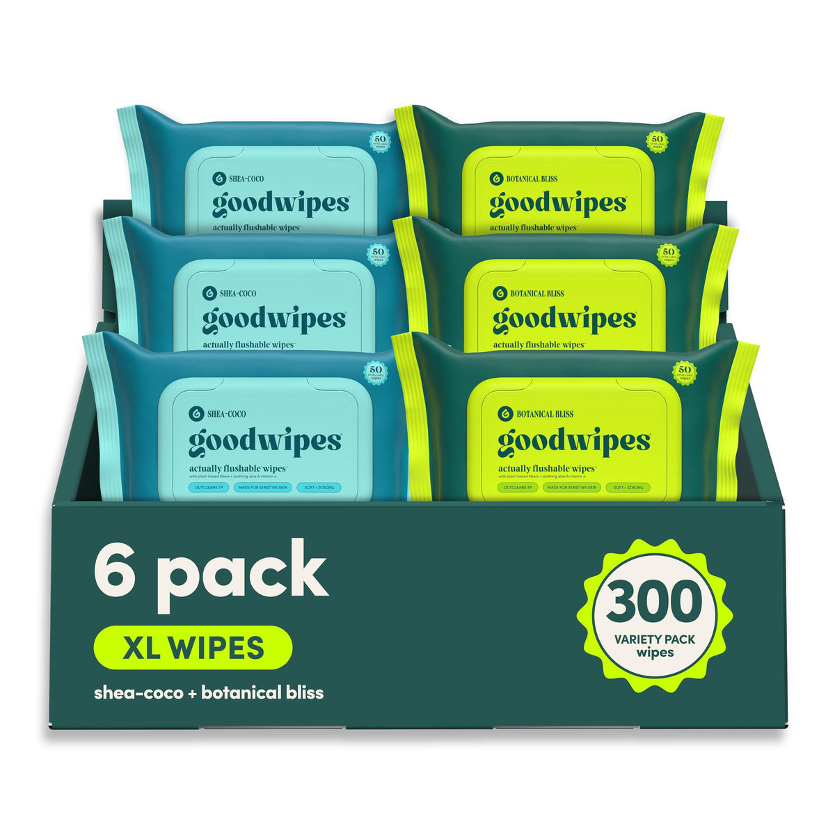 goodwipes Flushable Wipes (6 Pack)