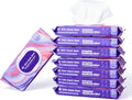 Bim Bam Boo | Flushable Wet Wipes | 100% Plant Based | Extra-Large Size Durable Bamboo | Body Safe, Smooth on Skin, Hypoallergenic | 42 Wipes Per Pouch - 8 Pouches | 366 Total Wipes