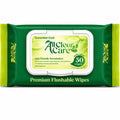 All Clear Care Flushable Wipes, Aloe, Cucumber and Chamomile, Sewer & Septic Safe, Extra Large Adult Wet Wipes, Cucumber Scent, 150 count (3 pack)