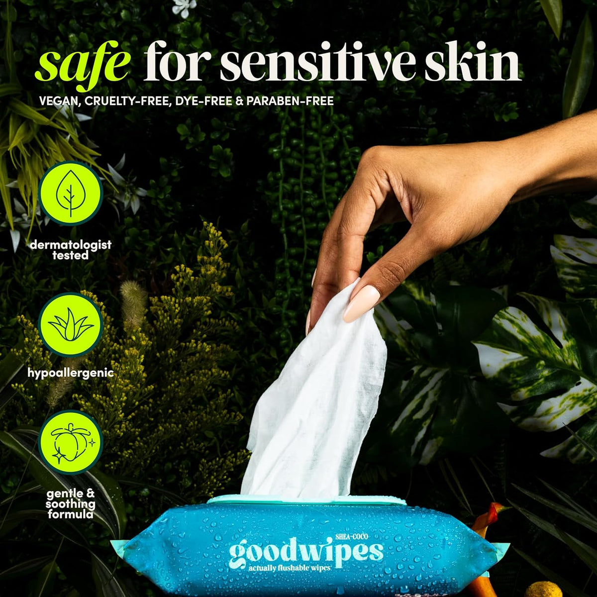 goodwipes Flushable Wipes - Variety, 200 Wipes (4 Pack)
